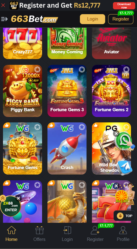 663Bet Game screenshot 1