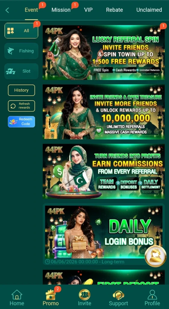 44PK game bonus screenshot