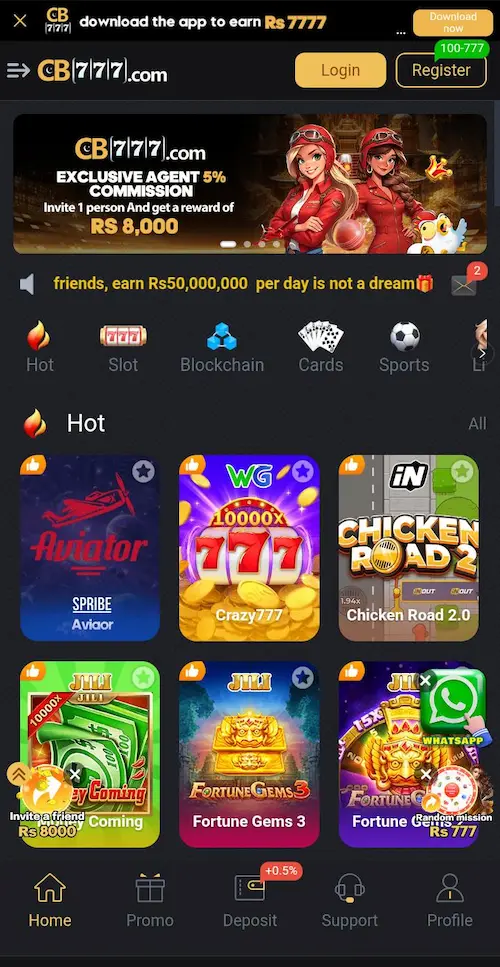 Cb777 Game slot games screenshot