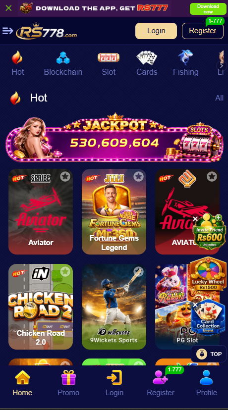 RS778 game available games screenshot 