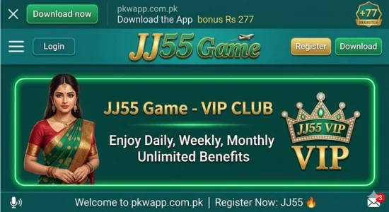 jj55 Game interface banner image