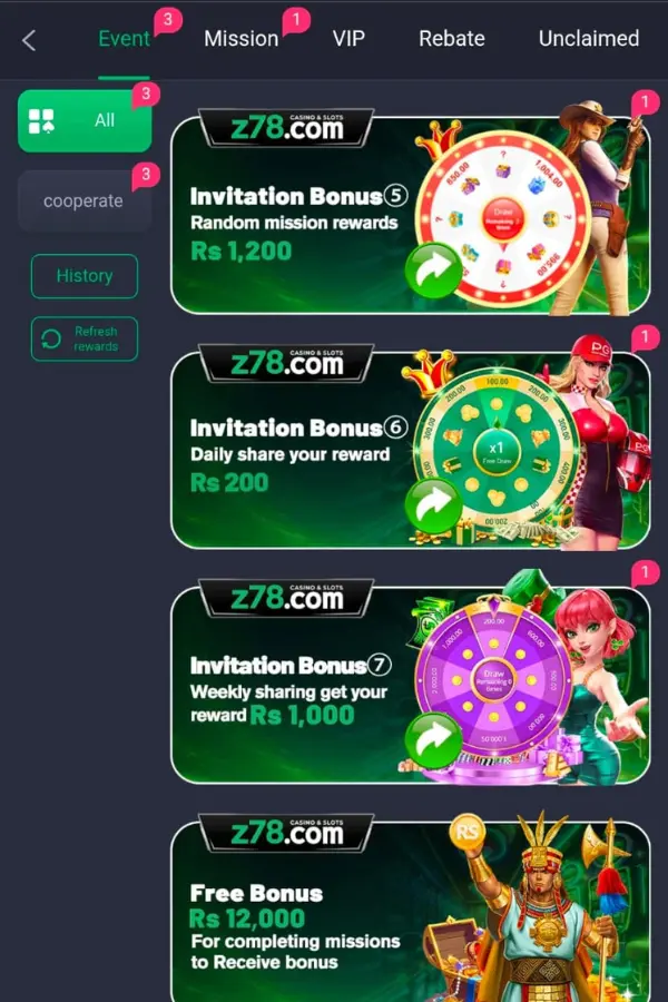 z78 game icon bonus screenshot
