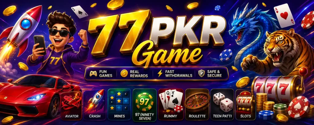 77PKR game banner image