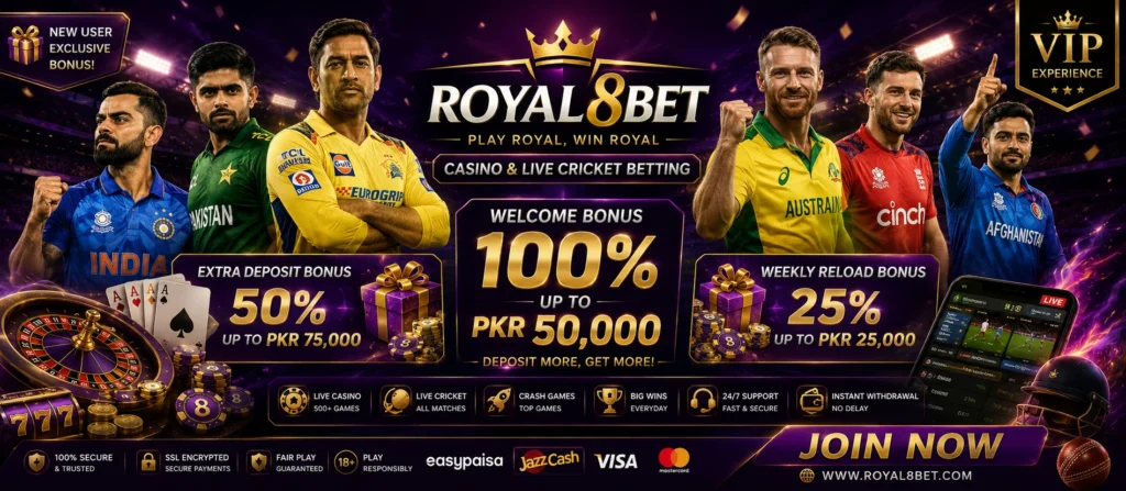 royal 8 bet game banner image